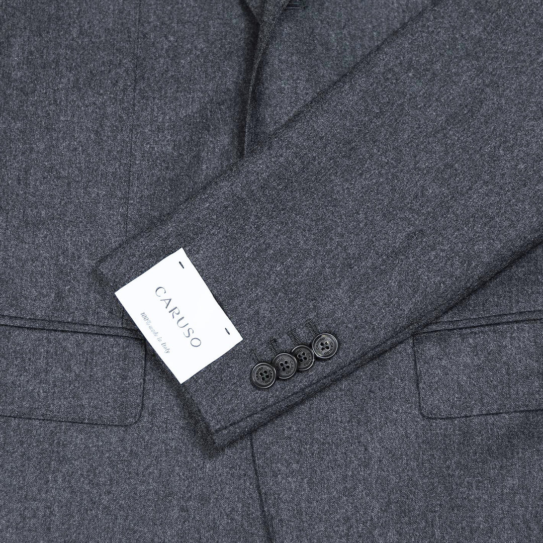 Mid Grey Flannel Wool Suit