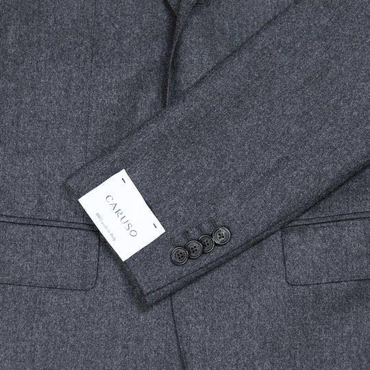 Mid Grey Flannel Wool Suit