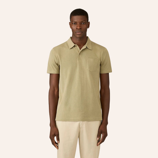 Pistachio Green Riviera Short Sleeve Polo Shirt