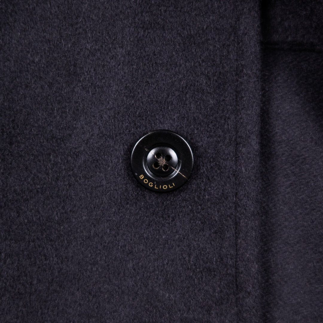 Navy Cashmere Safari Jacket