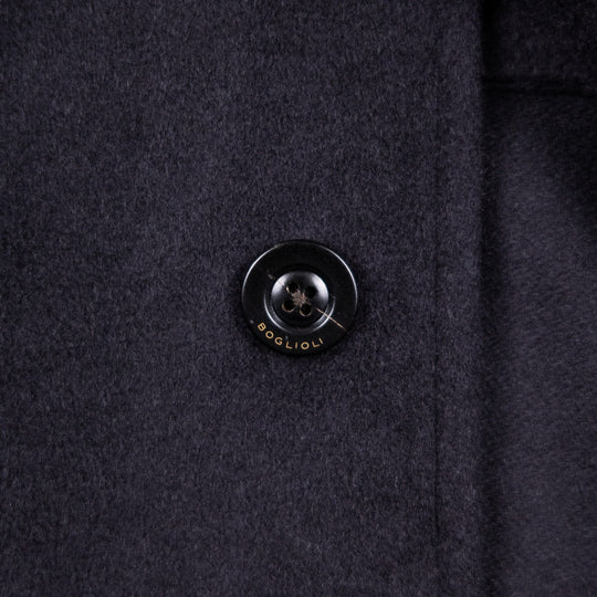 Navy Cashmere Safari Jacket
