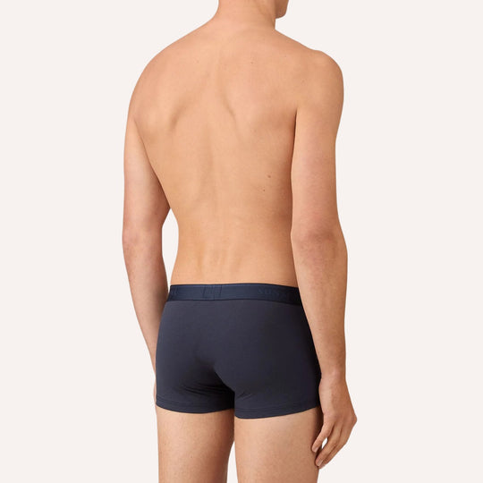 Navy Cotton Stretch Trunk