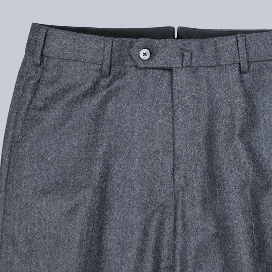 Mid Grey Flannel Wool Suit