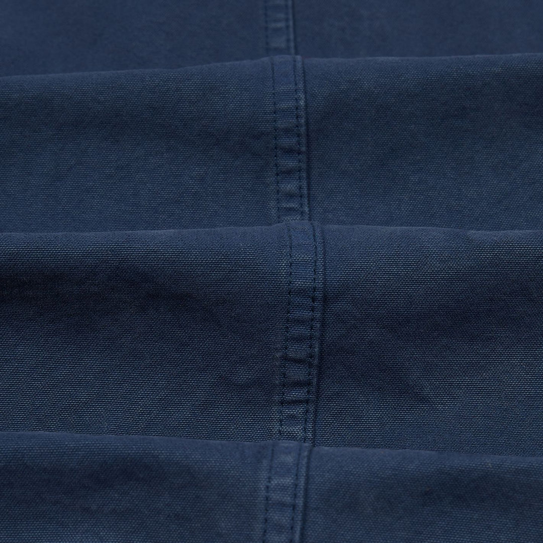 Navy Duck Cotton Canvas Overshirt