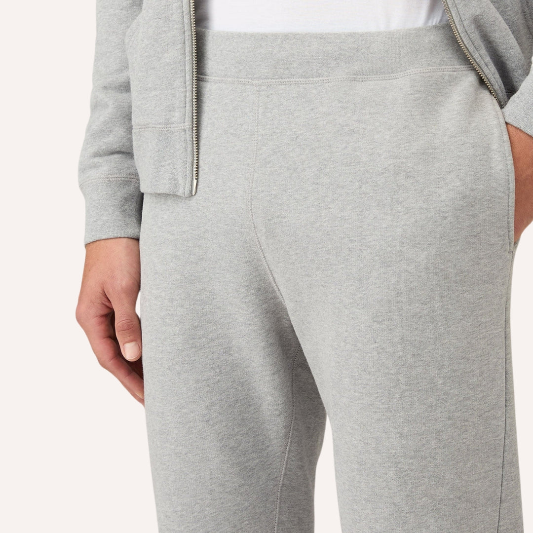 Grey Melange Loopback Track Pant