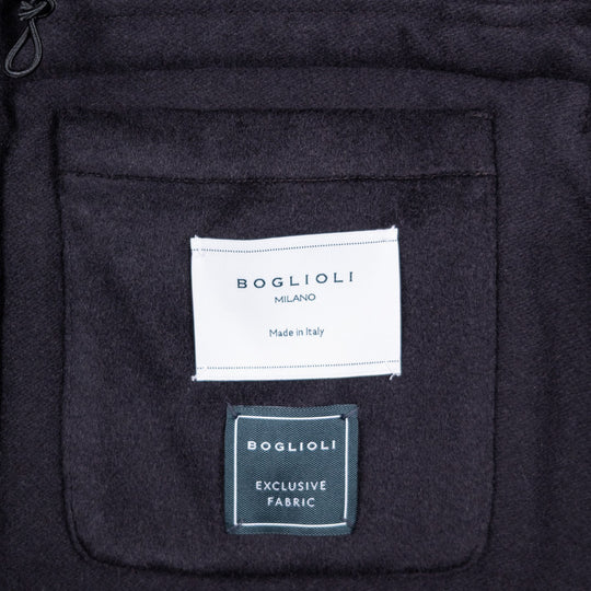 Navy Cashmere Safari Jacket