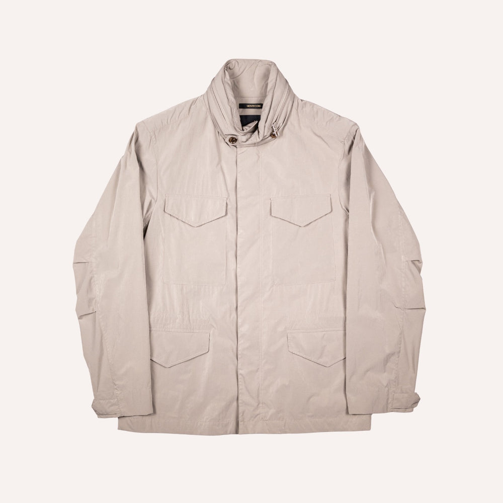 Beige Technical Field Jacket