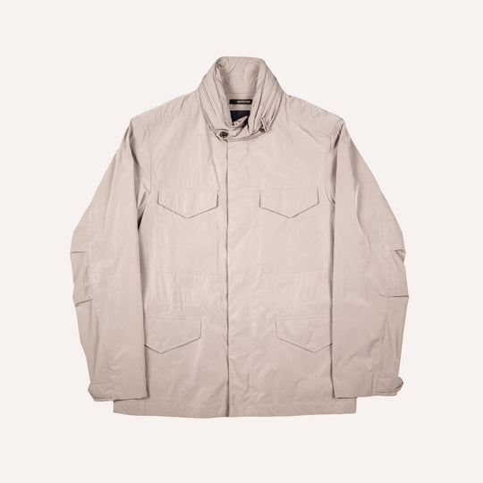 Beige Technical Field Jacket