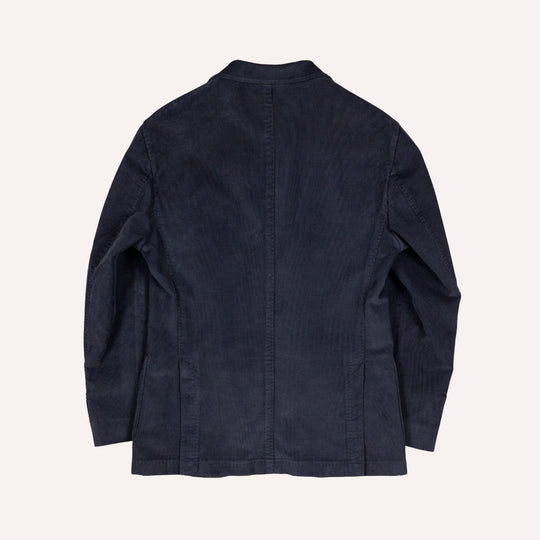Navy Washed Corduroy Suit