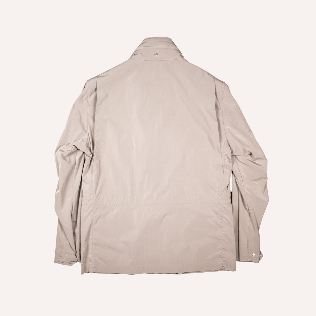 Beige Technical Field Jacket