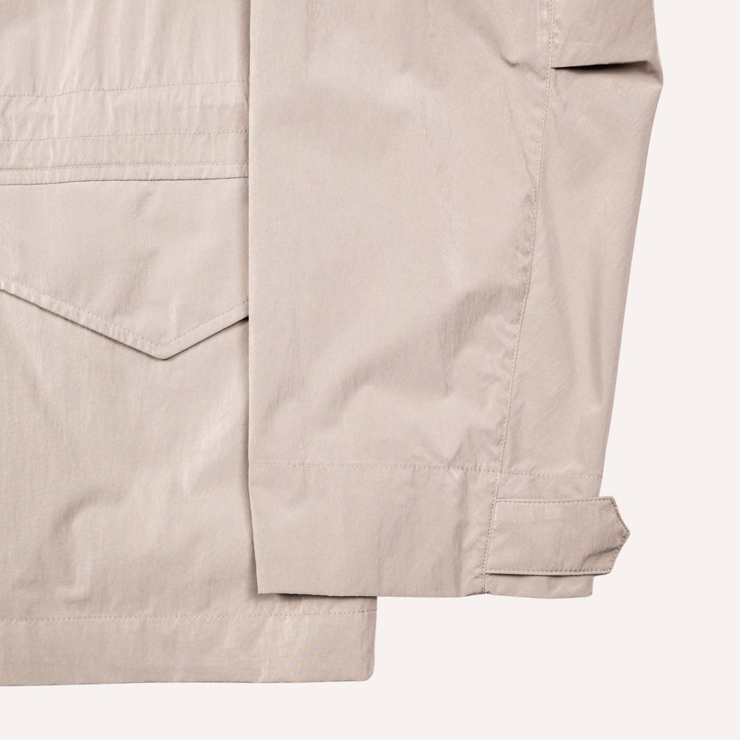 Beige Technical Field Jacket