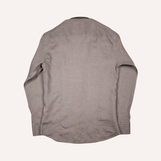 Muted Green Washed Linen Shirt