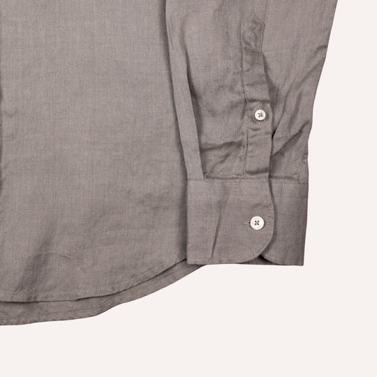 Muted Green Washed Linen Shirt