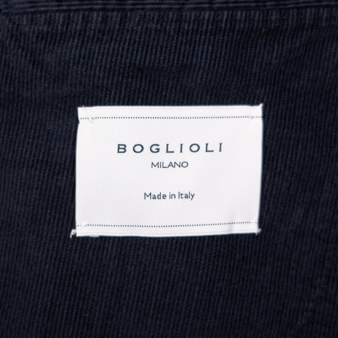 Navy Washed Corduroy Suit