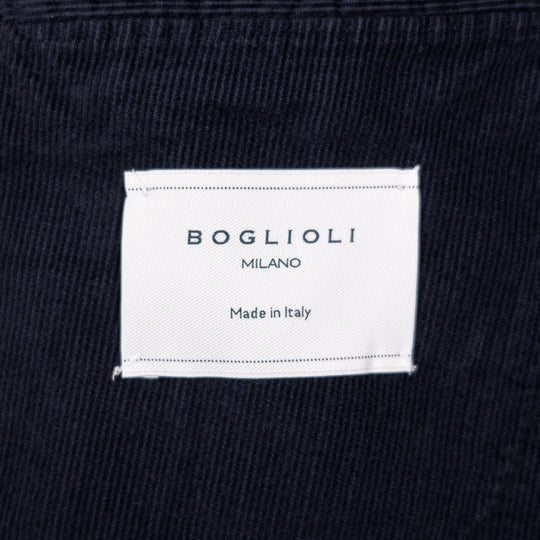 Navy Washed Corduroy Suit