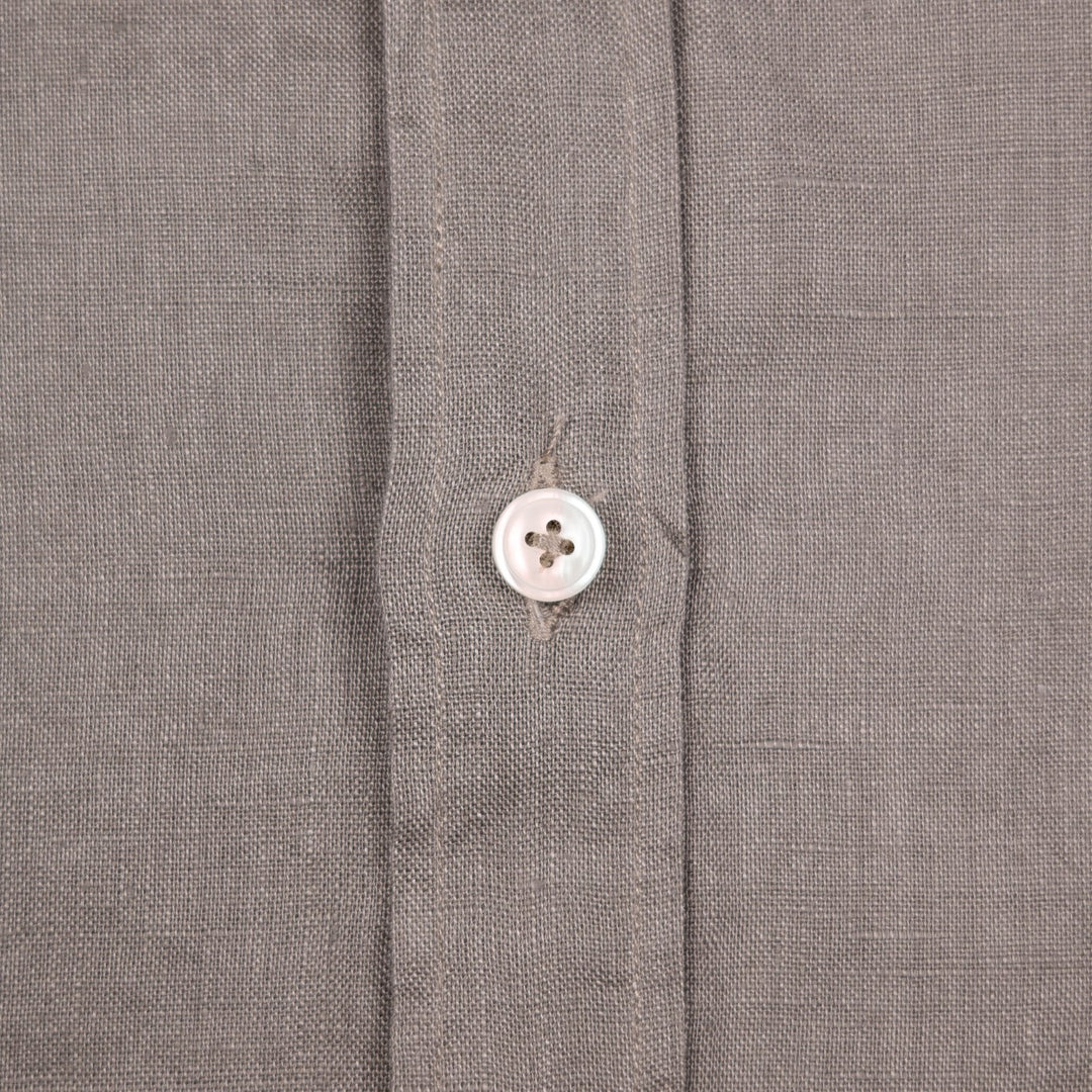 Muted Green Washed Linen Shirt