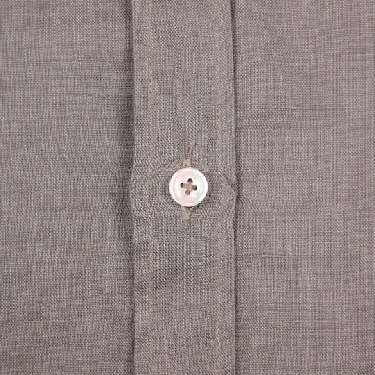 Muted Green Washed Linen Shirt