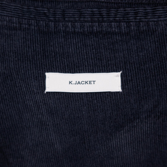 Navy Washed Corduroy Suit