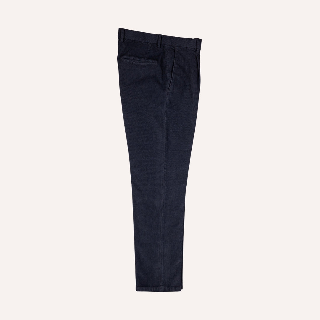 Navy Washed Corduroy Suit