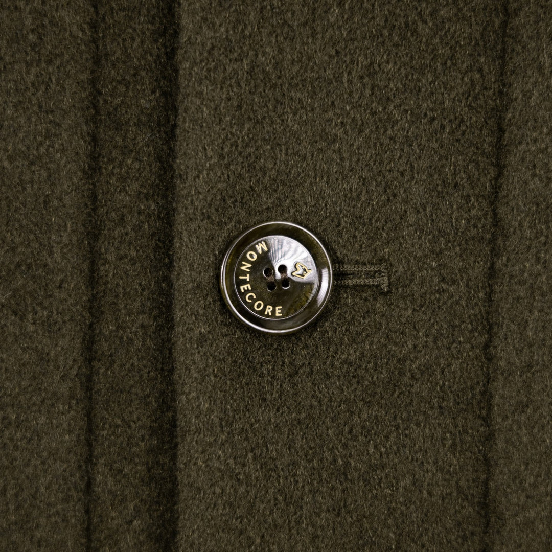 Dark Olive Green Cashmere Unlined Field Jacket