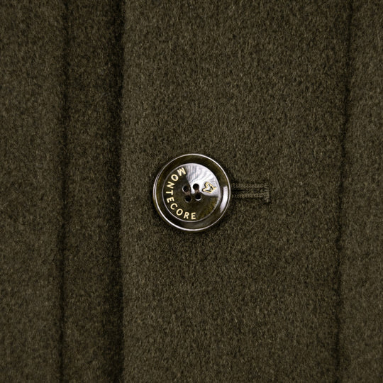 Dark Olive Green Cashmere Unlined Field Jacket