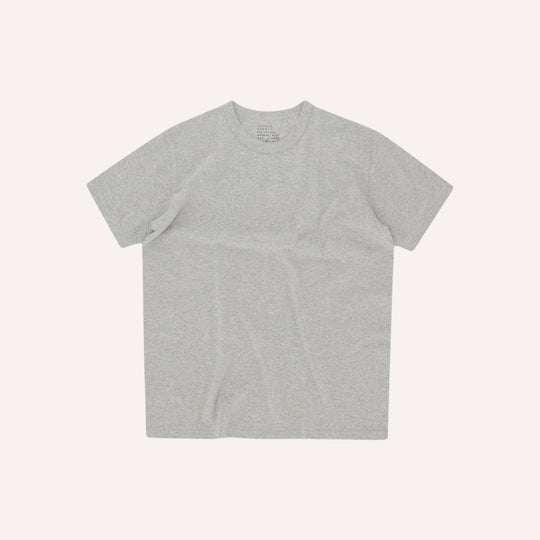 Grey Japanese Cotton T-shirt - Double Pack