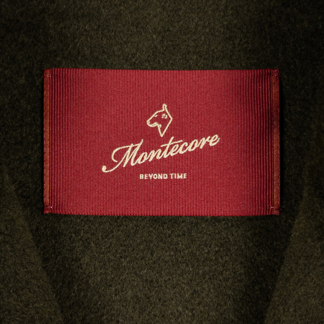 Dark Olive Green Cashmere Unlined Field Jacket