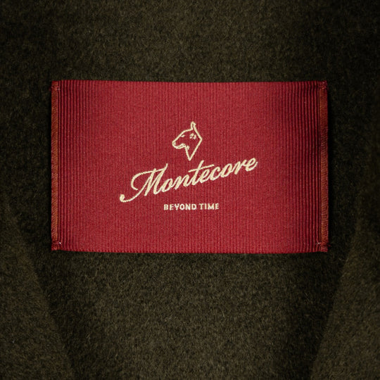 Dark Olive Green Cashmere Unlined Field Jacket