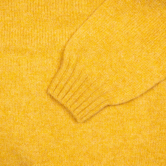 Nectar Yellow Supersoft Lambswool Crewneck Sweater