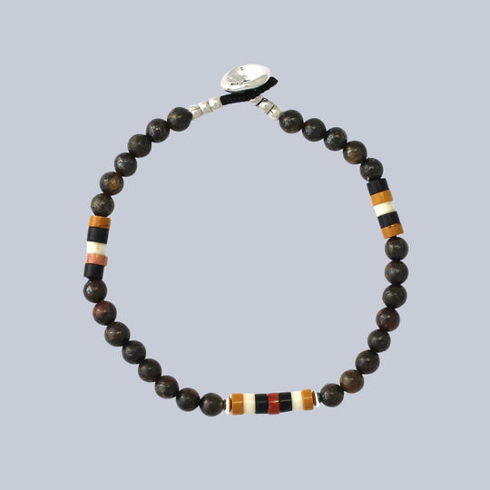 Bronzite Brown Beads Natural 4mm Bracelet