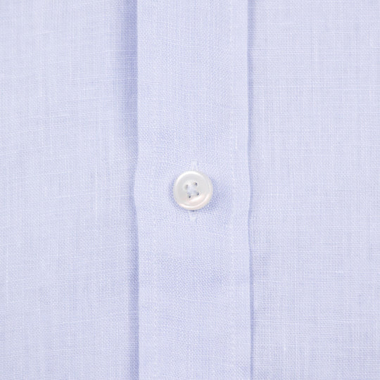 Light Blue Washed Linen Shirt