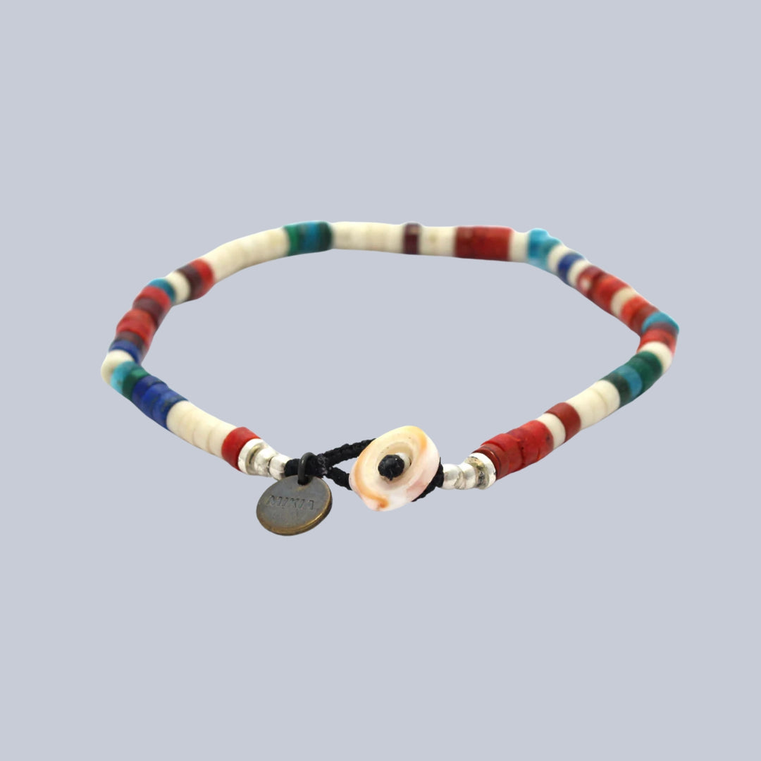 Safari Heishi Beads Bracelet