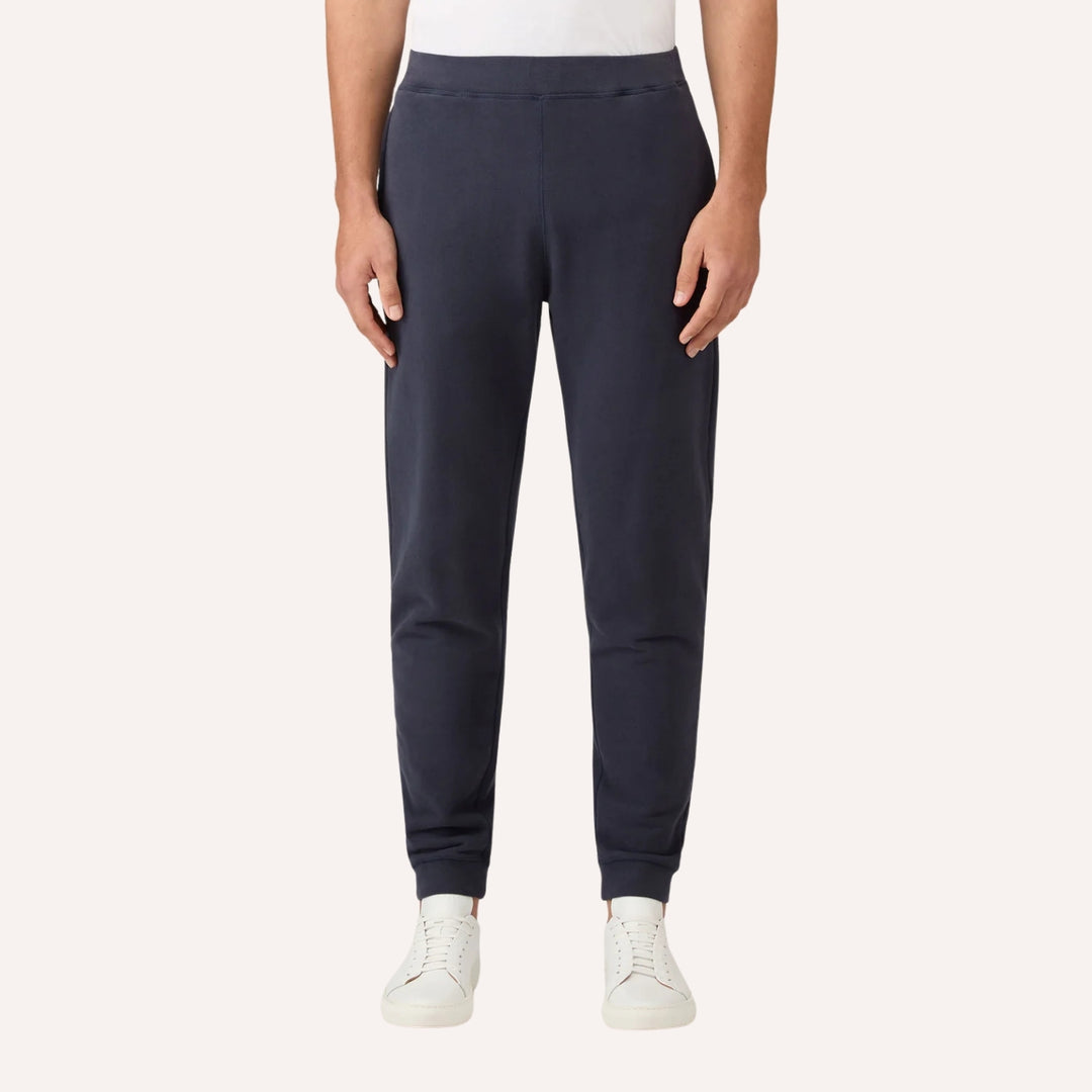 Navy Loopback Track Pant