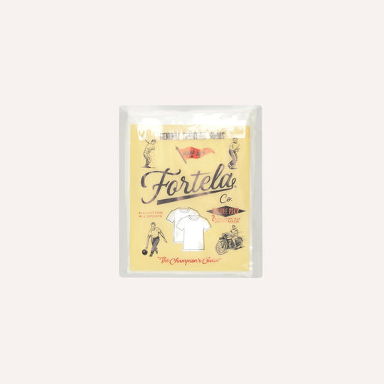 White Japanese Cotton T-shirt - Double Pack