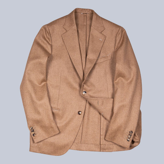 Undyed Camel Hair Blazer