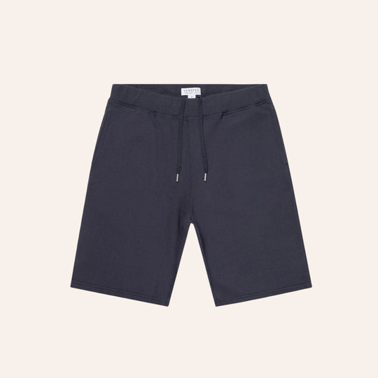 Navy Loopback Track Shorts