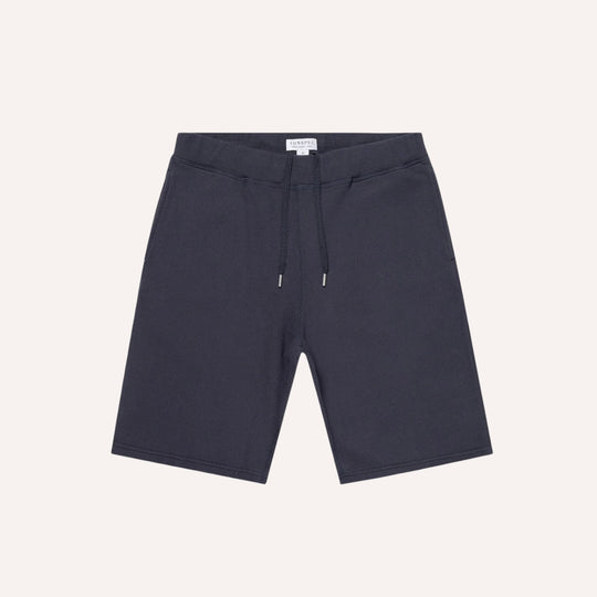 Navy Loopback Track Shorts