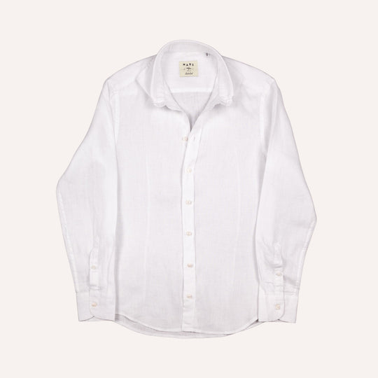 Washed White Linen Shirt