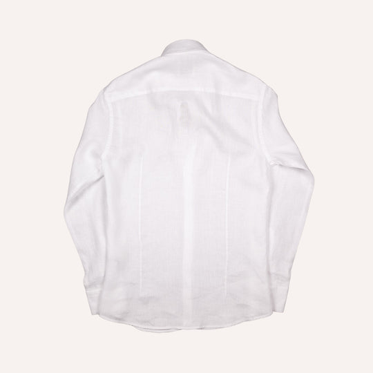 Washed White Linen Shirt