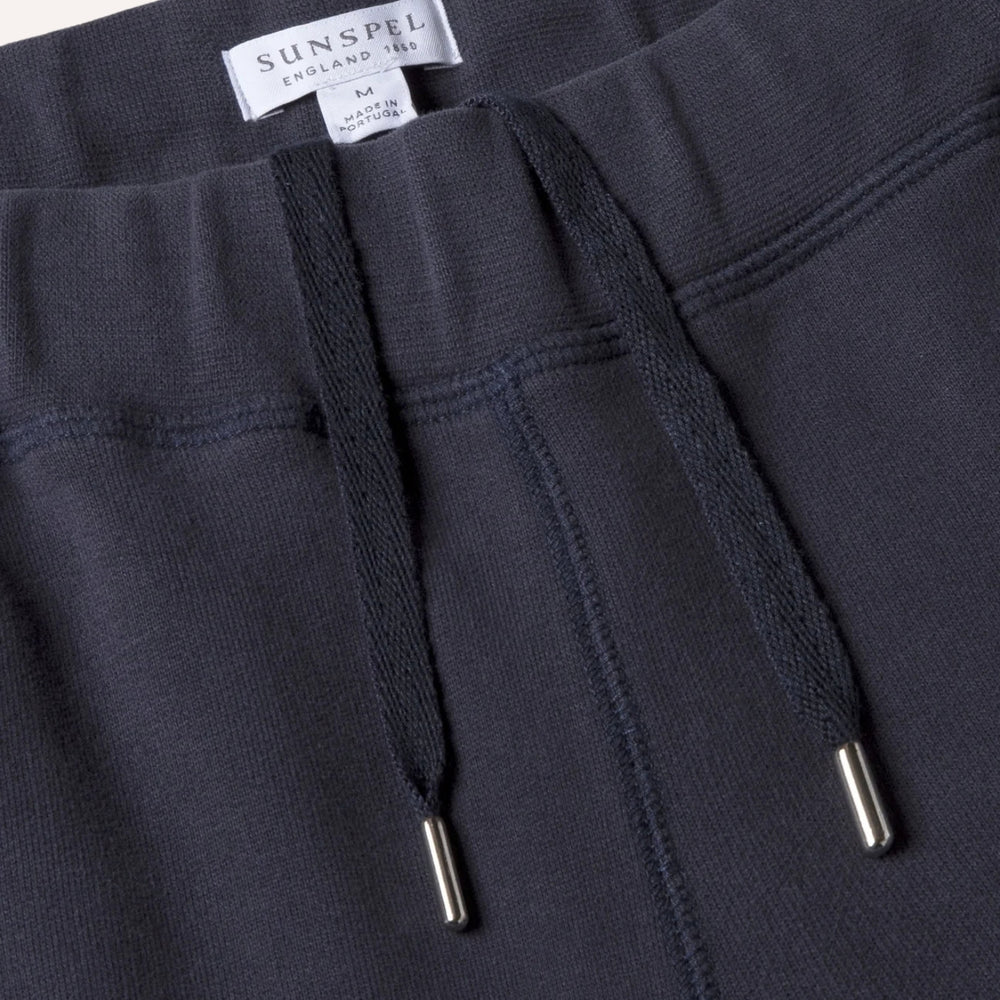 Navy Loopback Track Shorts