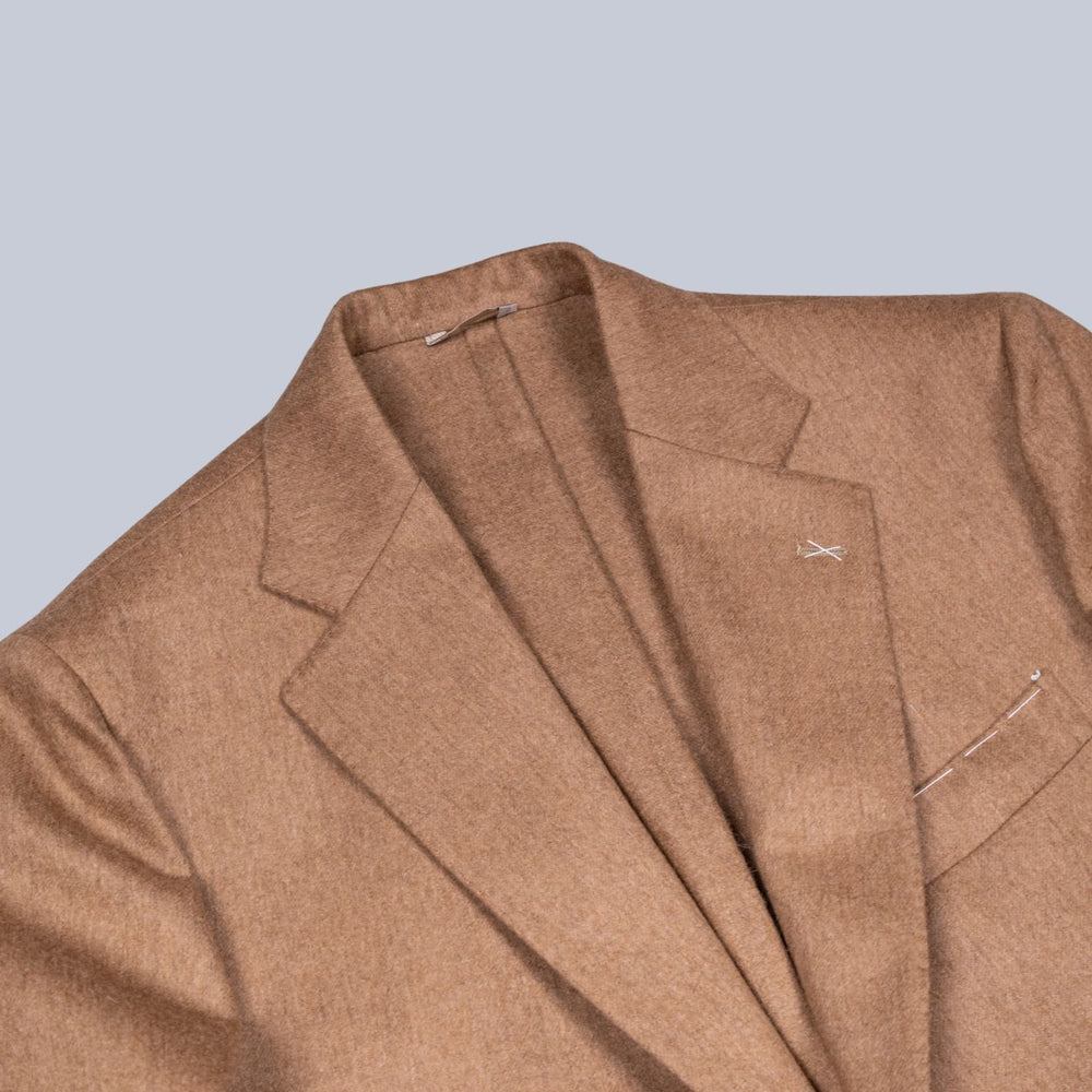 Undyed Camel Hair Blazer