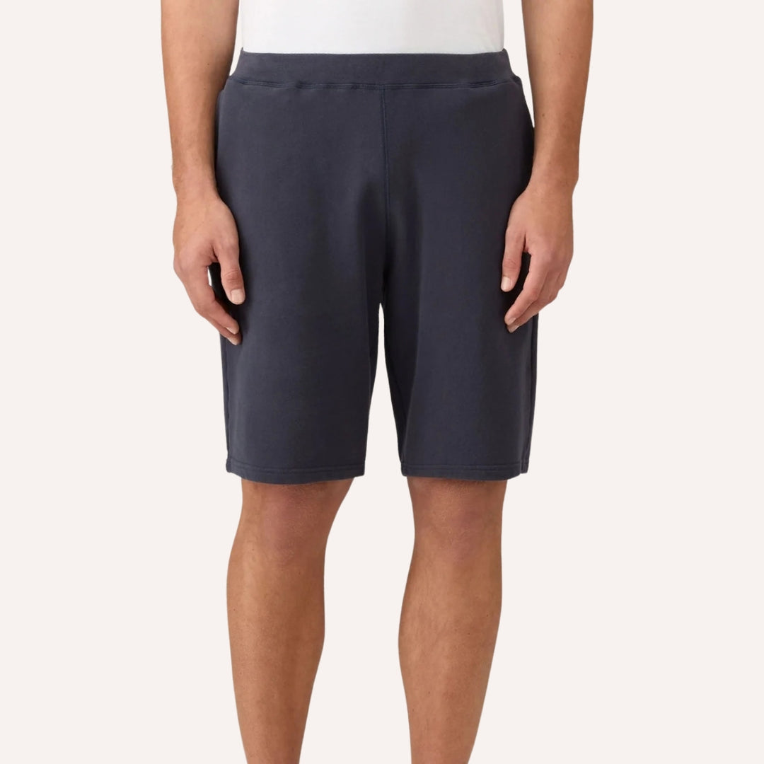 Navy Loopback Track Shorts