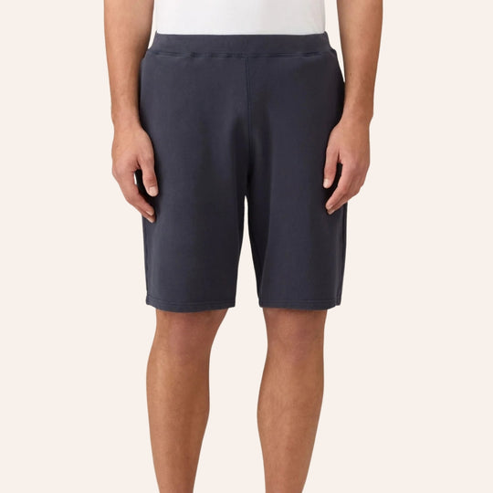 Navy Loopback Track Shorts