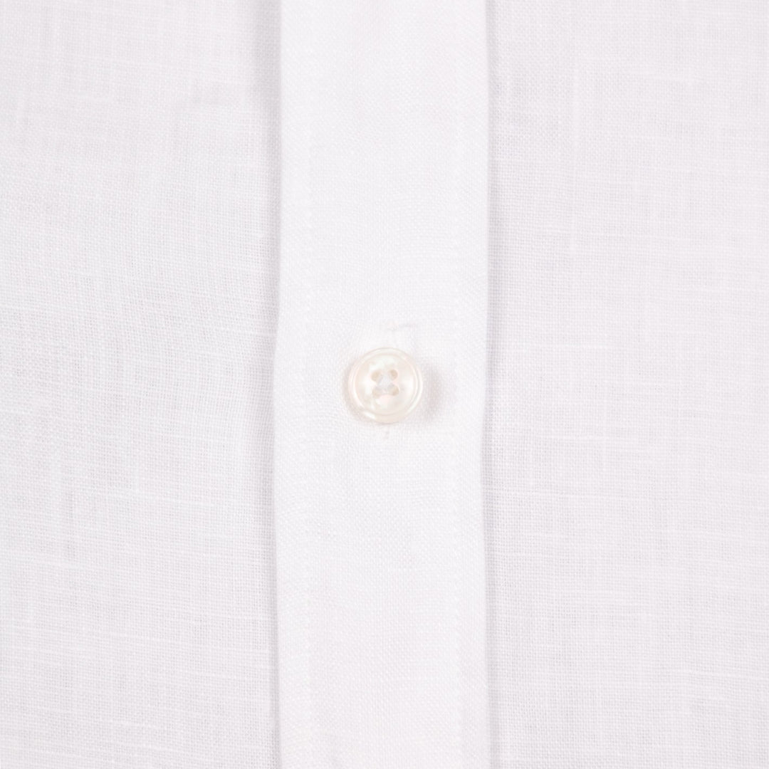 Washed White Linen Shirt
