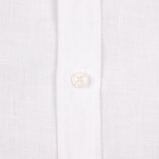 Washed White Linen Shirt