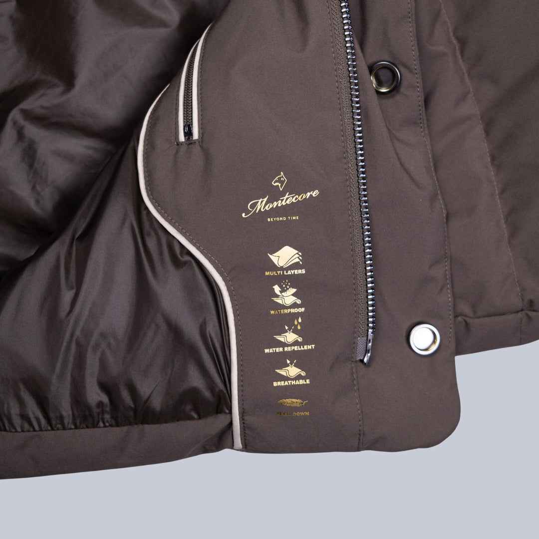 Taupe Lightweight Quilted Gilet
