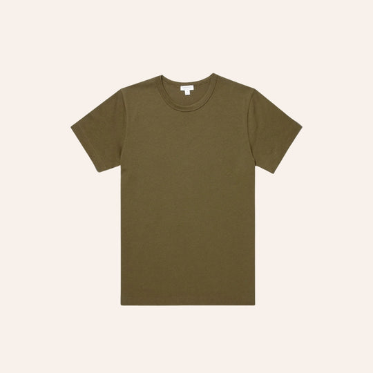 Deep Olive Heavyweight Jersey T-shirt