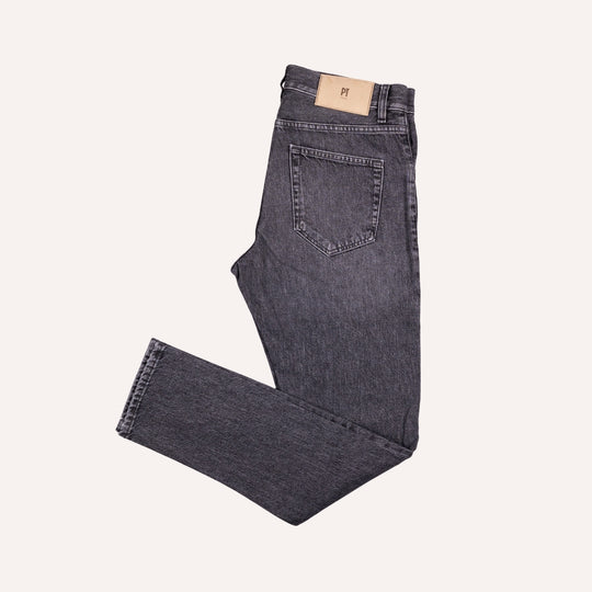 Washed Black 12 Oz Denim Regular Fit