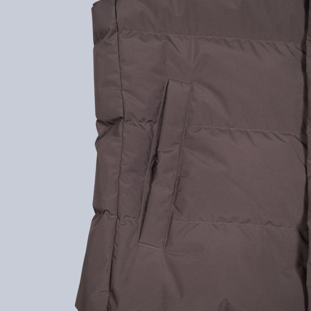 Taupe Lightweight Quilted Gilet