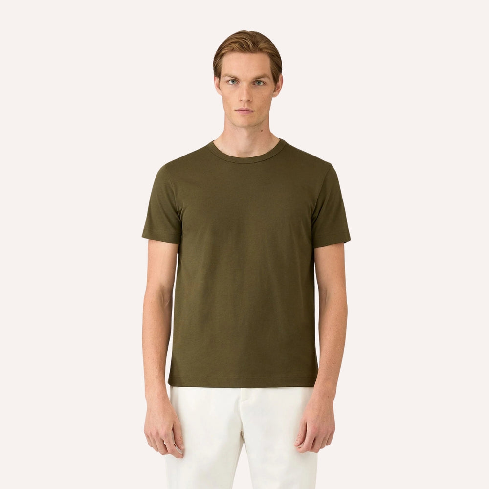 Deep Olive Classic Cotton T-shirt